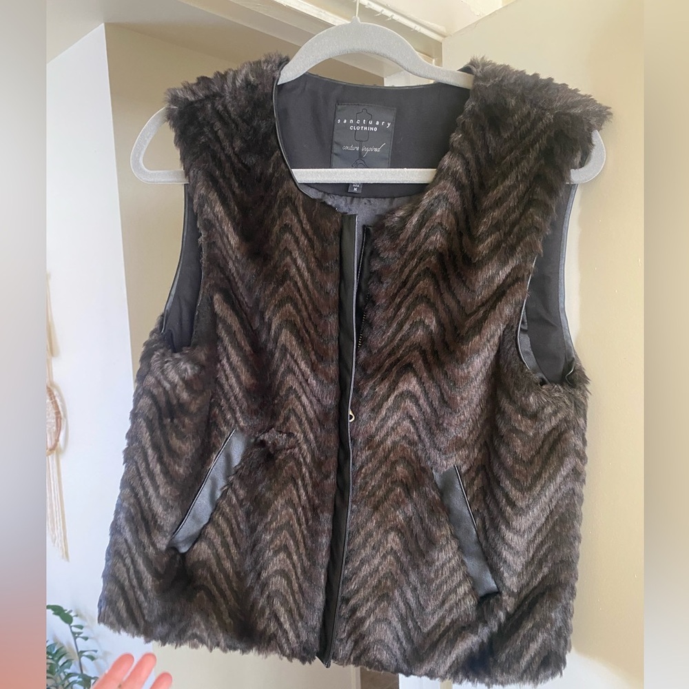Sanctuary Faux Fur Vest